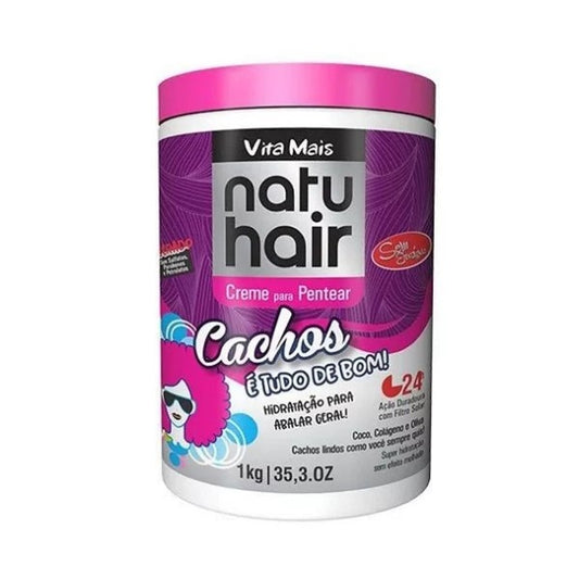 Natuhair Creme para Pentear Cachos é Tudo de Bom 1Kg