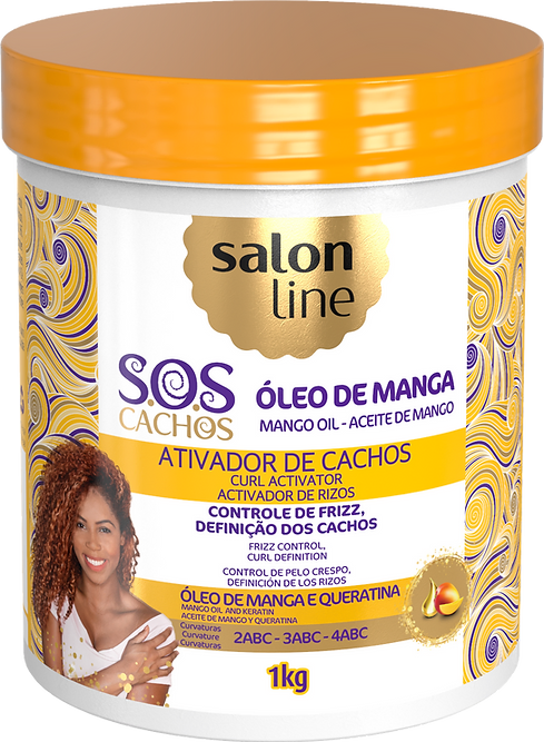 SALON LINE SOS ATIVADOR CACHOS OLEO MANGA 1KG