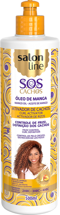 SALON LINE SOS ATIVADOR CACHOS OLEO MANGA 500ML