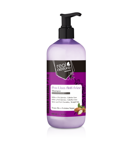 CHAMPÔ SEM SAL PRO-LISOS ANTI FRIZZ ARGAN 500ML