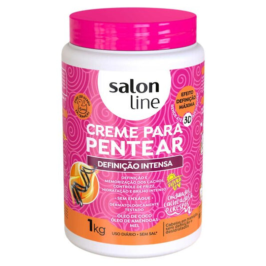 Salon Line Creme Para Pentear Definição Intensa 1kg