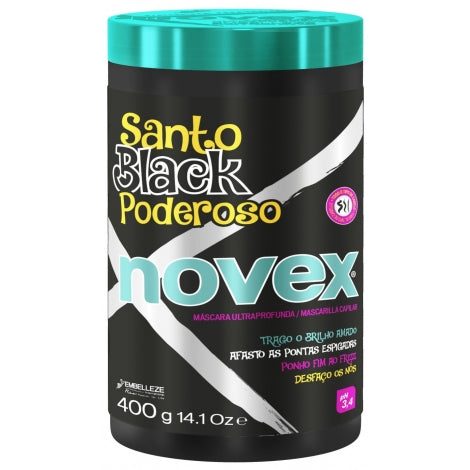 NOVEX MASCARA SANTO BLACK PODEROSO 400g