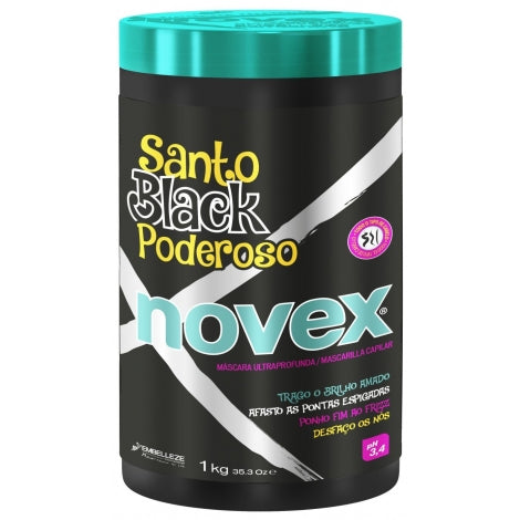 NOVEX MASCARA SANTO BLACK PODEROSO 1KG