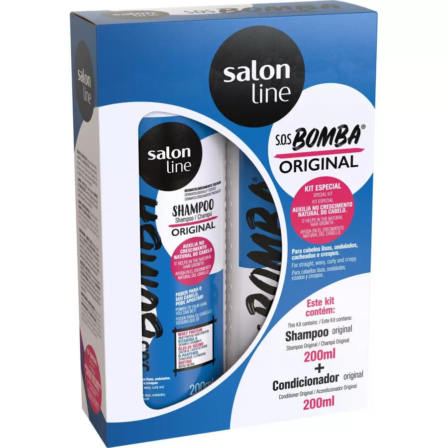 Salon Line SOS Bomba Original Pack Shampoo + Condicionador 200ml