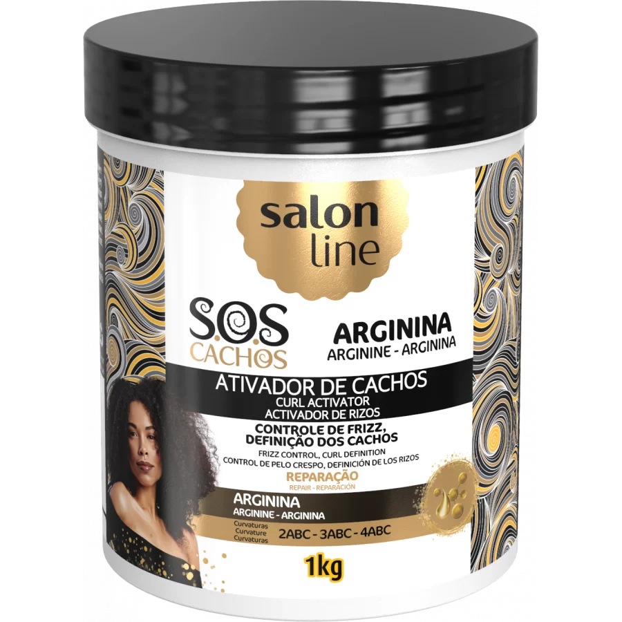 SALON LINE SOS ATIVADOR CACHOS ARGININA REPARAÇÃO 1KG