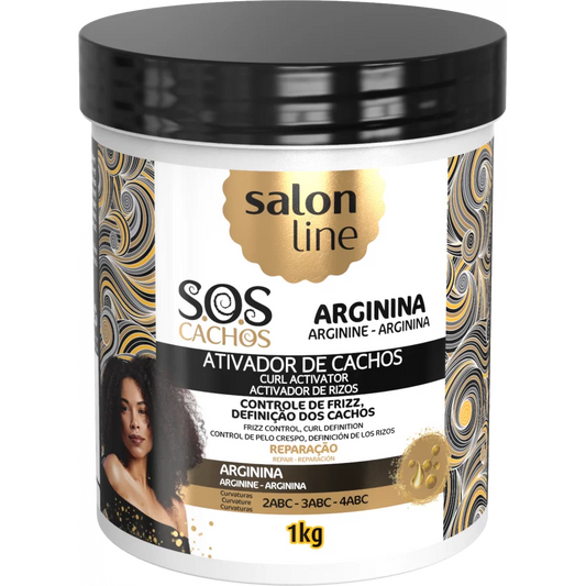 SALON LINE SOS ATIVADOR CACHOS ARGININA REPARAÇÃO 1KG