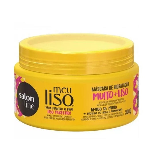 Salon Line Meu Liso Máscara Muito + Liso 300g